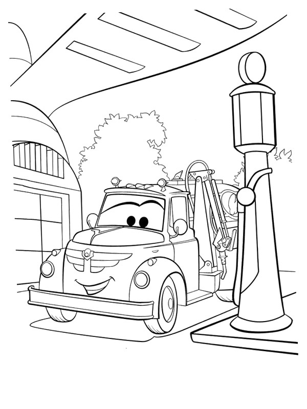 Camion-citerne Chug (Planes) Coloriage Camion-citerne Chug (Planes) Coloriage