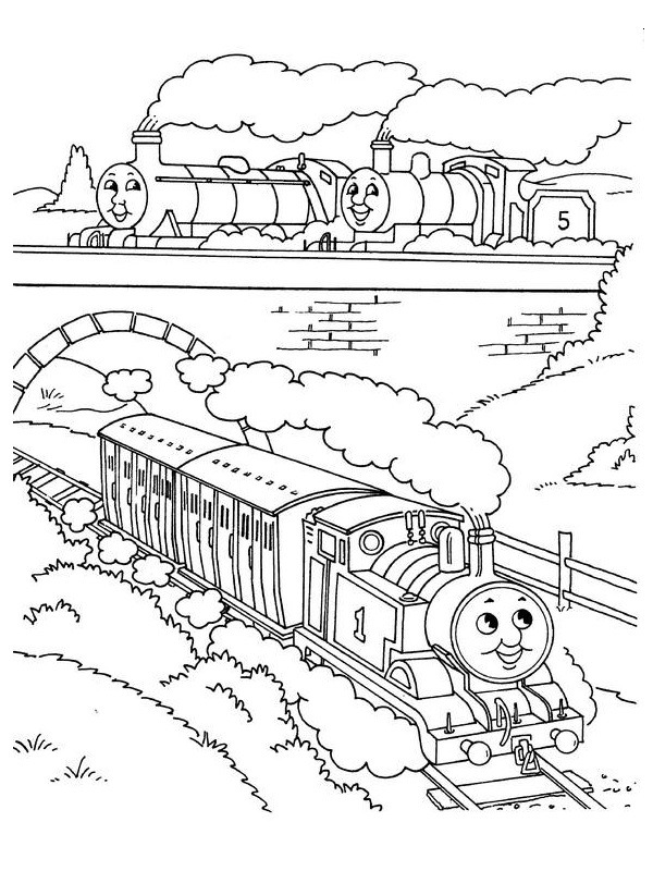 Thomas Coloriage Thomas Coloriage