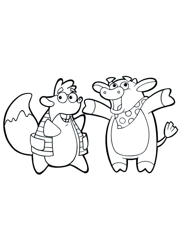Tiko et Benny Coloriage Tiko et Benny Coloriage