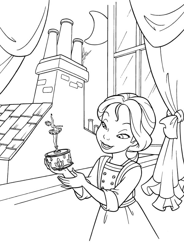 Fée clochette Coloriage Fée clochette Coloriage