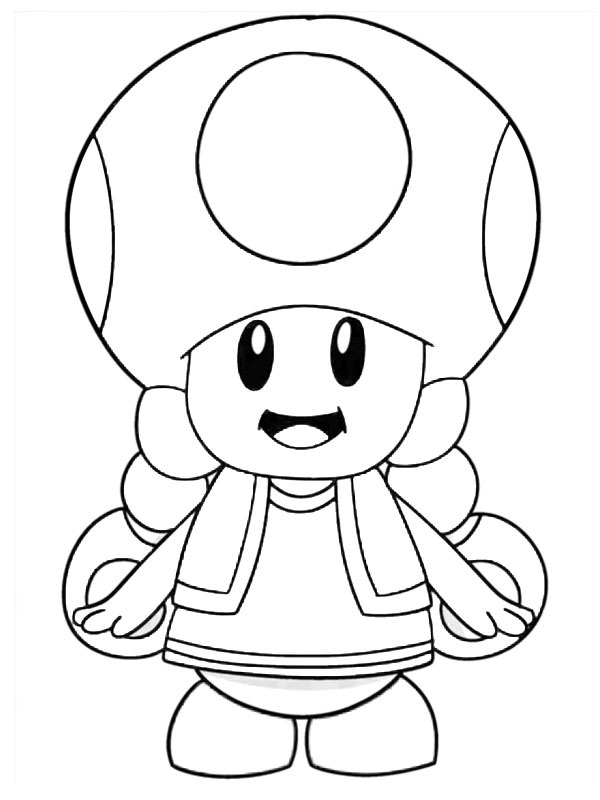 Toadette Coloriage Toadette Coloriage