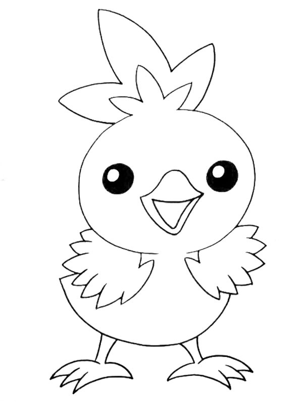 Poussifeu Coloriage Poussifeu Coloriage