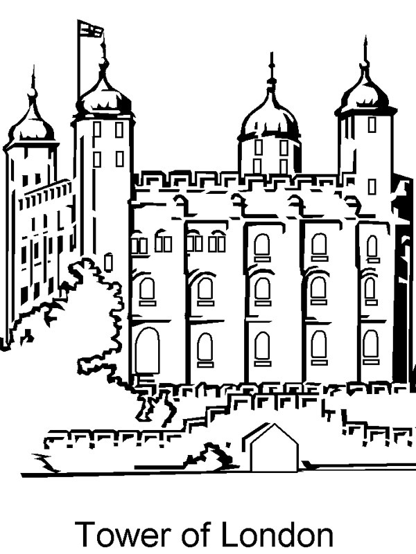 Tower of London Coloriage