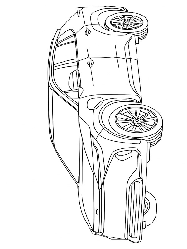 Toyota bZ4X Coloriage Toyota bZ4X Coloriage
