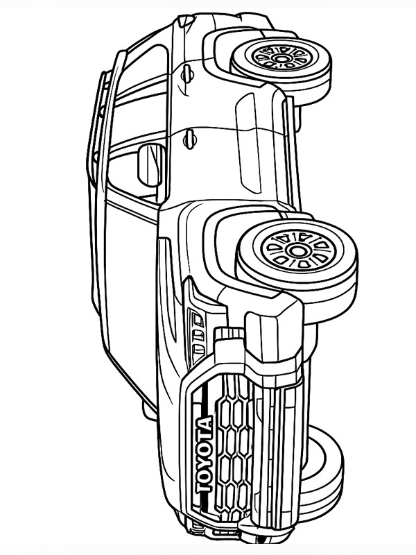 Toyota Sequoia Coloriage Toyota Sequoia Coloriage