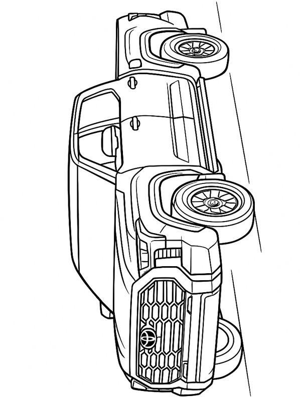 Toyota Tundra Coloriage Toyota Tundra Coloriage