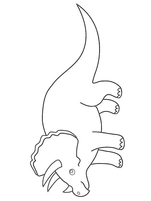 Triceratops Coloriage Triceratops Coloriage