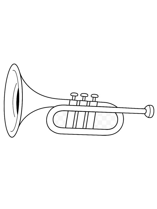Trompette Coloriage Trompette Coloriage