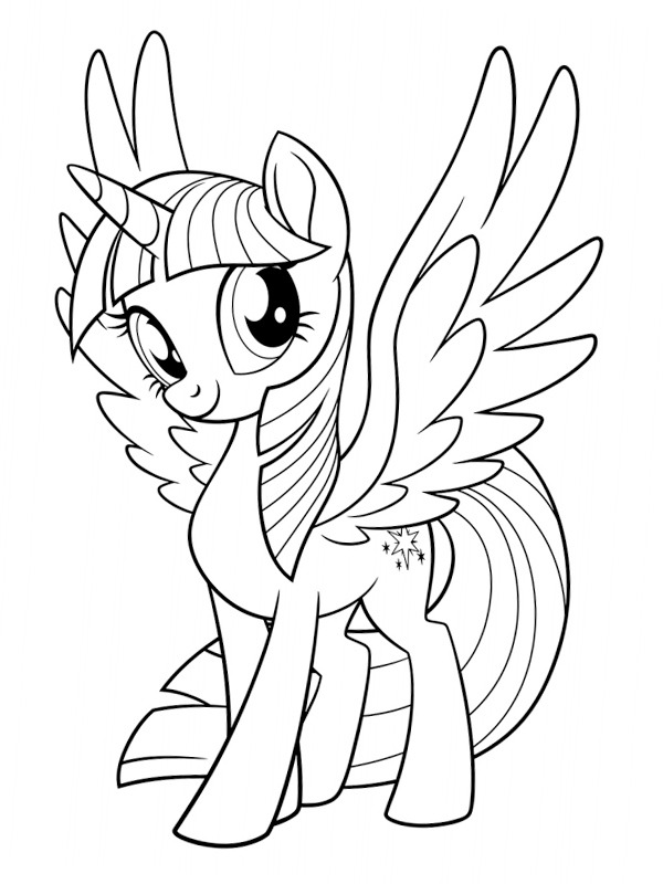 Twilight Sparkle Coloriage Twilight Sparkle Coloriage