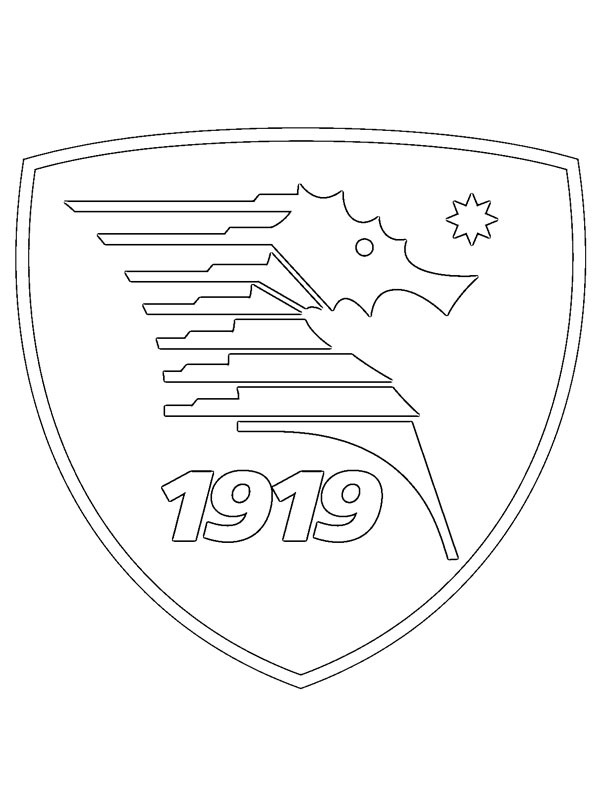 US Salernitana Coloriage US Salernitana Coloriage