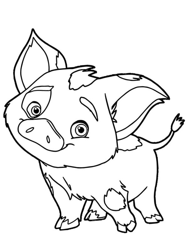 Cochon Pua Coloriage