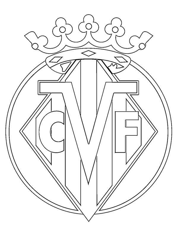 Villarreal CF Coloriage Villarreal CF Coloriage