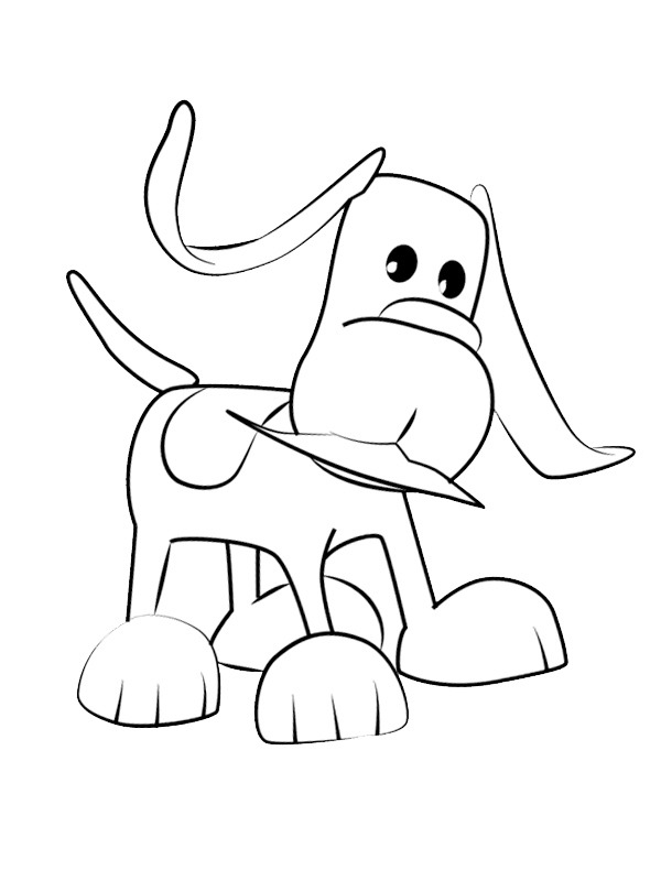 chien scruffy Coloriage chien scruffy Coloriage