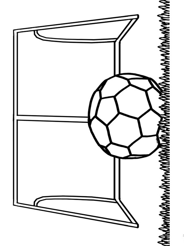 but de foot Coloriage but de foot Coloriage