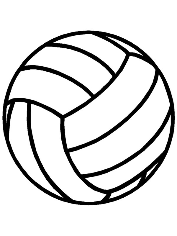 volleyball Coloriage