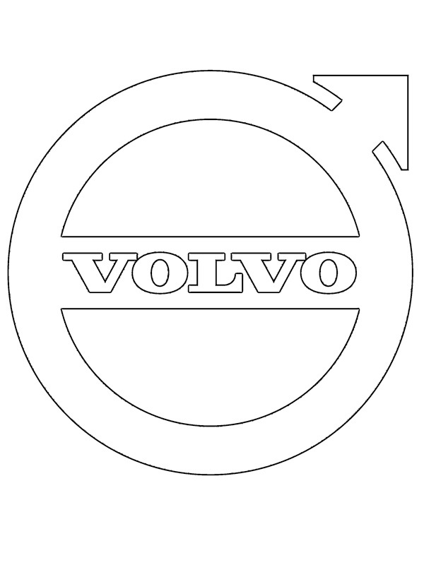 Logo Volvo Coloriage