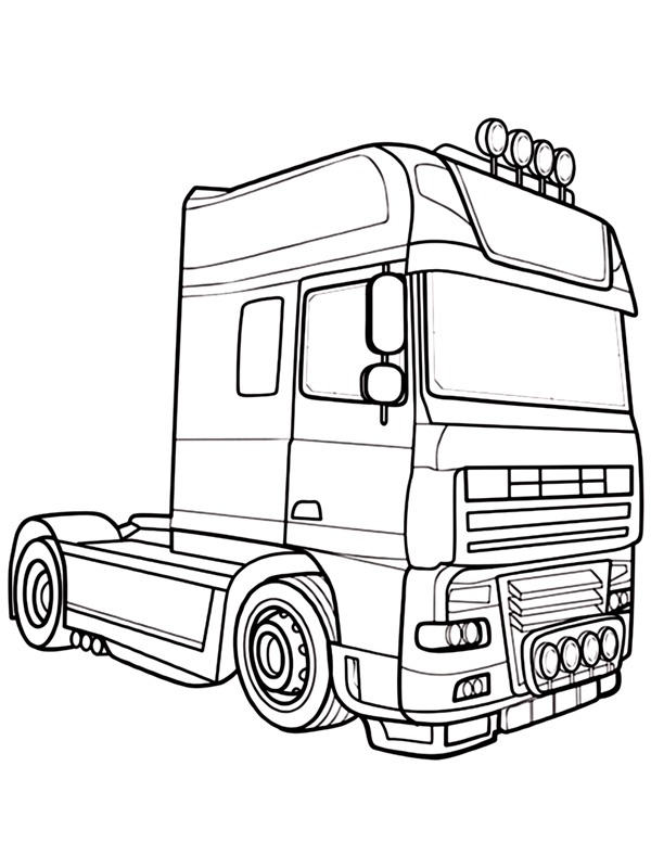 Camion Coloriage