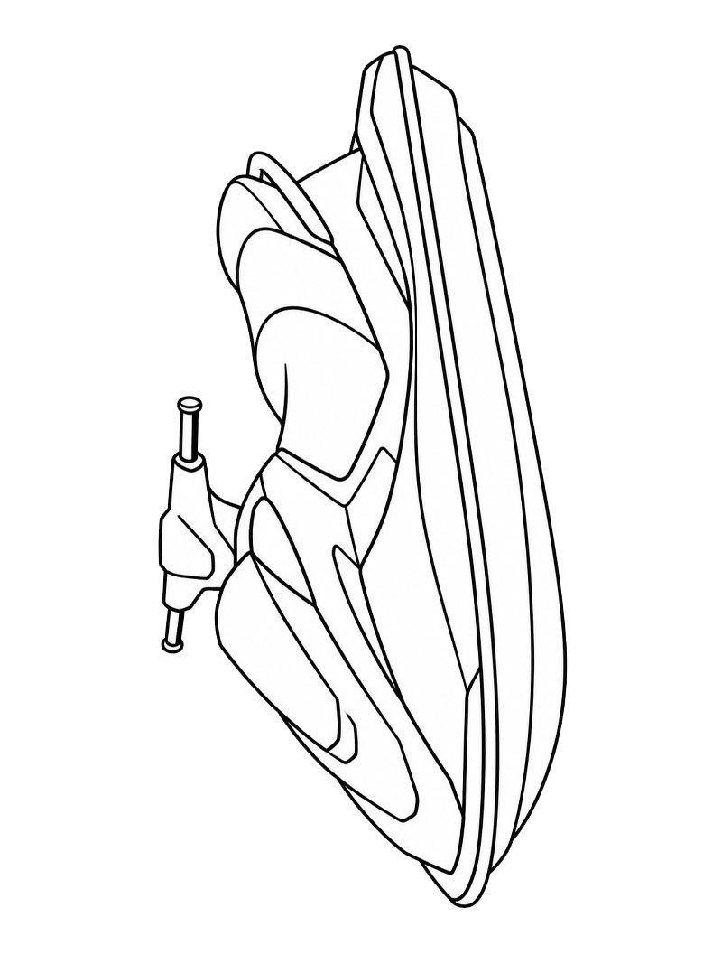 Motomarine Coloriage