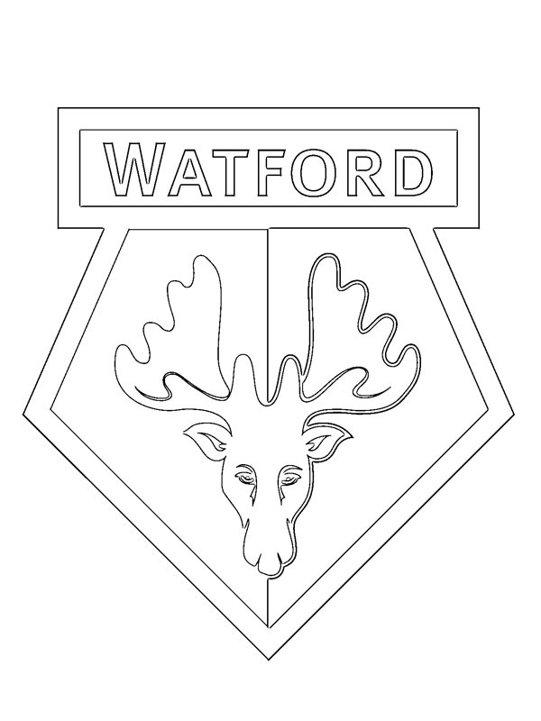 Watford FC Coloriage