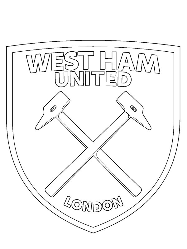 West Ham United Football Club Coloriage