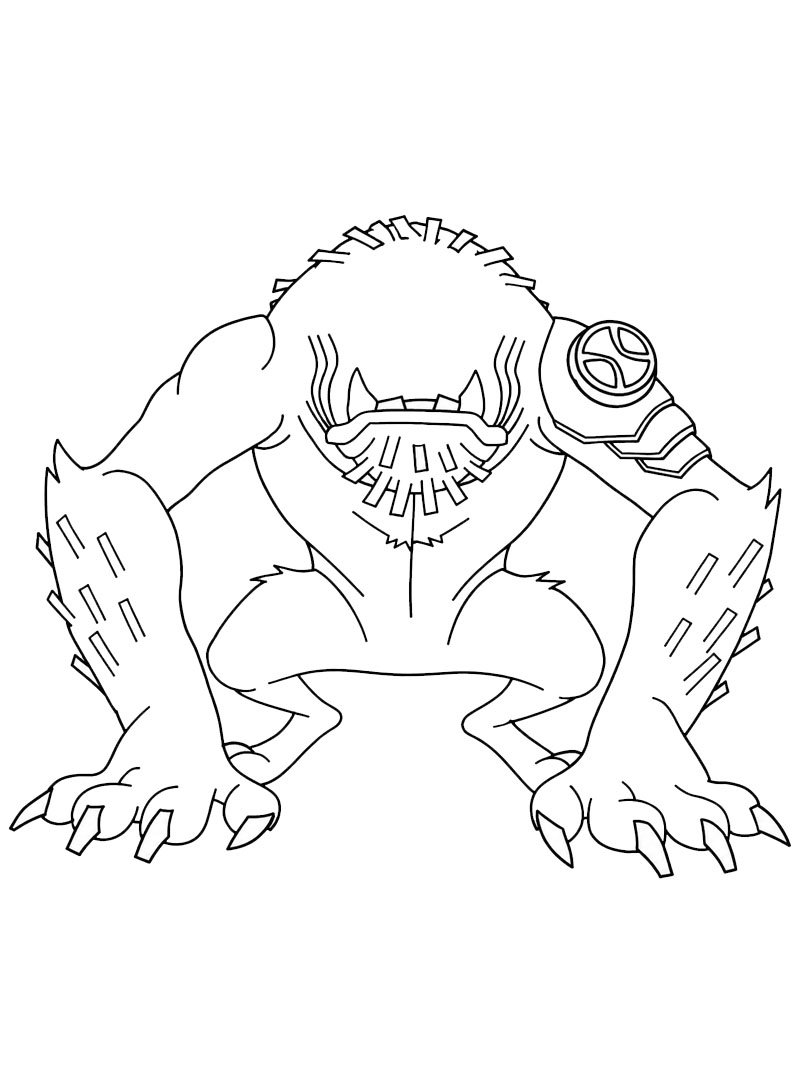 Sauvage (Ben 10) Coloriage