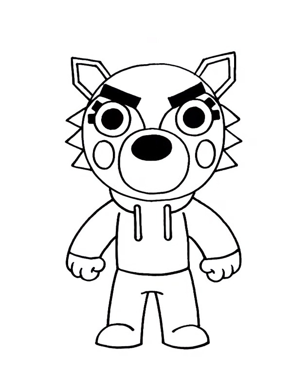 Willow (Roblox Piggy) Coloriage