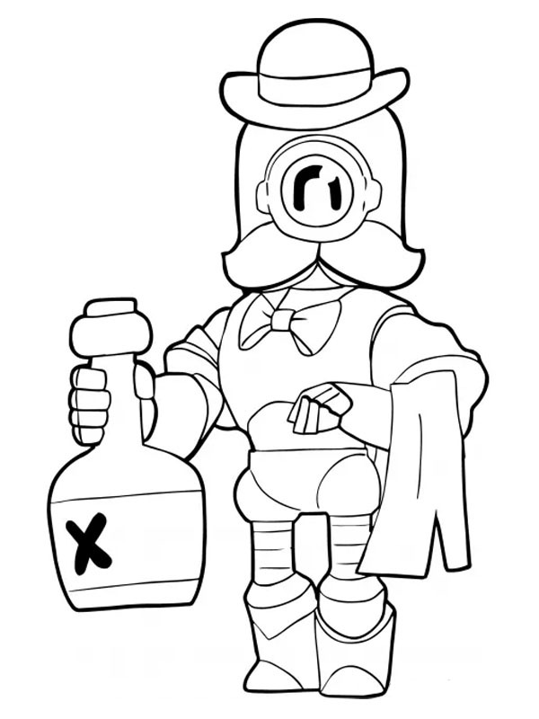 Wizard Barley Brawl Stars Coloriage Wizard Barley Brawl Stars Coloriage
