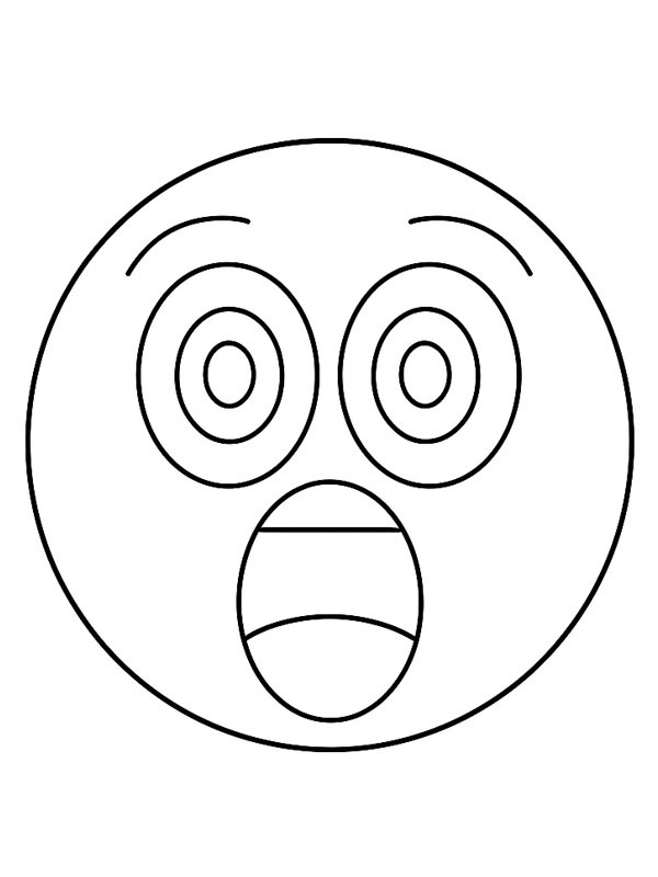 &Eacute;moji Wow Coloriage