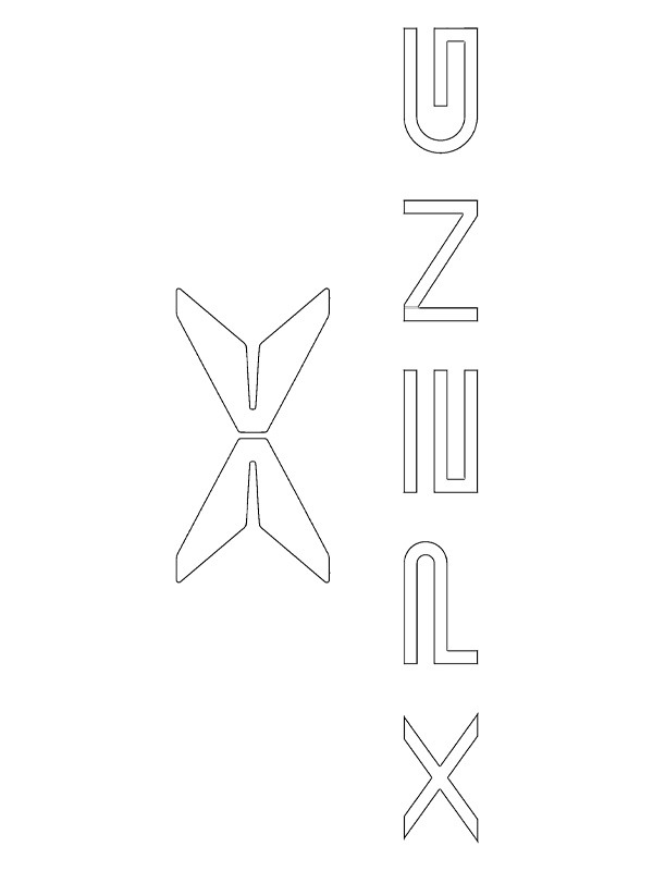 logo Xpeng Coloriage logo Xpeng Coloriage