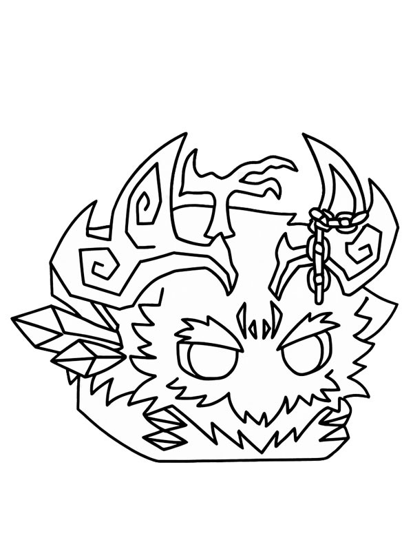 Yeti (Blox Fruits) Coloriage Yeti (Blox Fruits) Coloriage