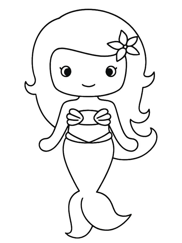 Princesse sirène Coloriage Princesse sirène Coloriage
