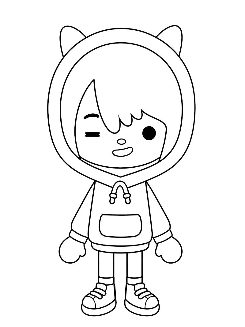 Zeke (Toca Boca) Coloriage Zeke (Toca Boca) Coloriage